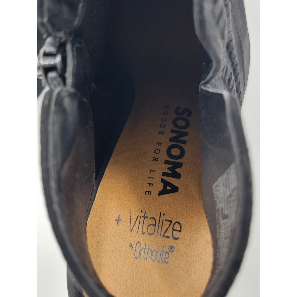Sonoma Womens Vitalize by Ortholite Casting Booties Black Sz 8 NEW‎ with box